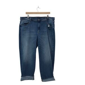J. Jill High-Rise Straight-Leg Ankle Denim Jeans Womens 22R